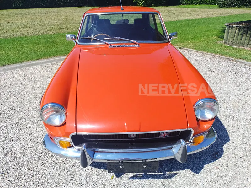 MG B GT 1972 Arancione Auto Storica con CRS, 5