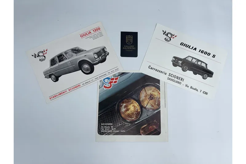 Alfa Romeo Giulia 1600 S Scioneri Rare and unique 9