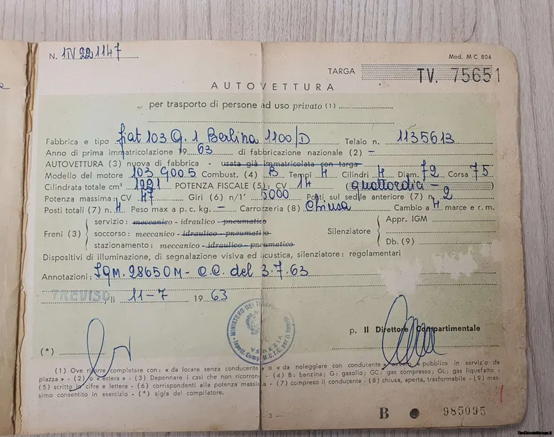 Fiat 1100 D 1
