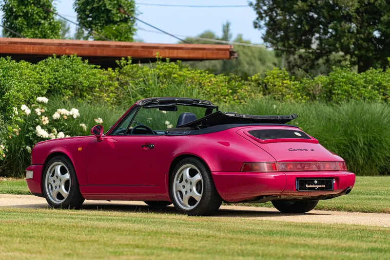 Porsche 964 (911) CARRERA 2 CABRIOLET “RUBYSTONE RED” 13
