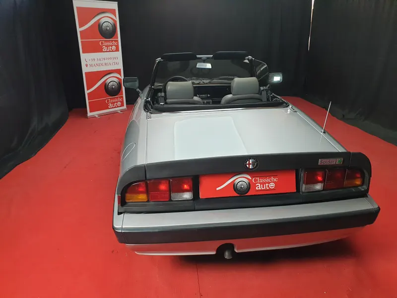 Alfa Romeo Spider 2.0 cc Quadrifoglio Verde 1986 certificata ASI con CRS 3