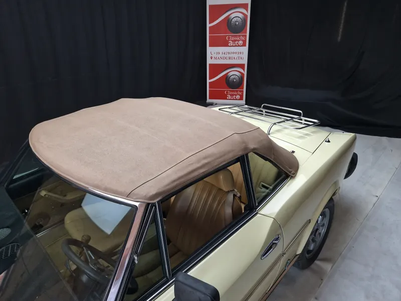 Fiat 124 Spider Turbo 2.0 cc anno 1982 certificata ASI con CRS 15