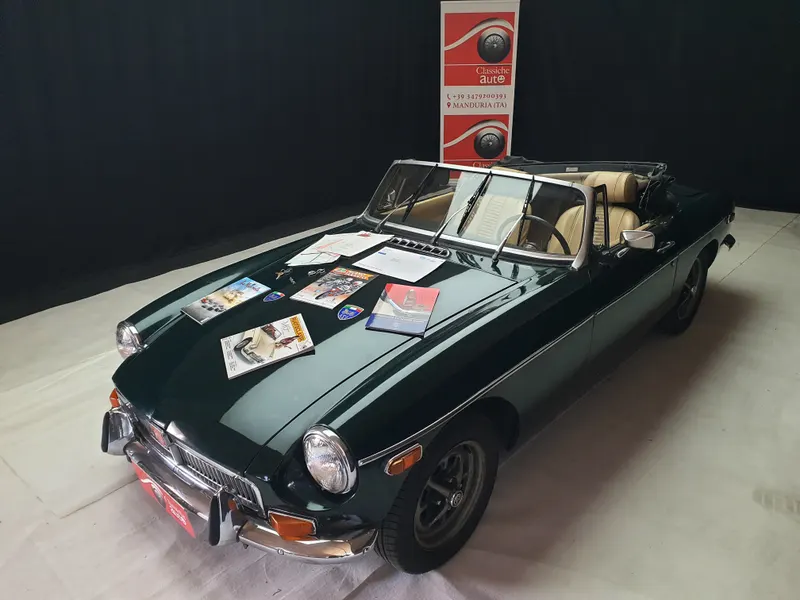 MG B Roadster 1.8 cc anno 1974 certificata ASI con CRS 24