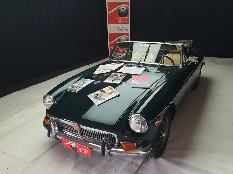 MG B Roadster 1.8 cc anno 1974 certificata ASI con CRS 4