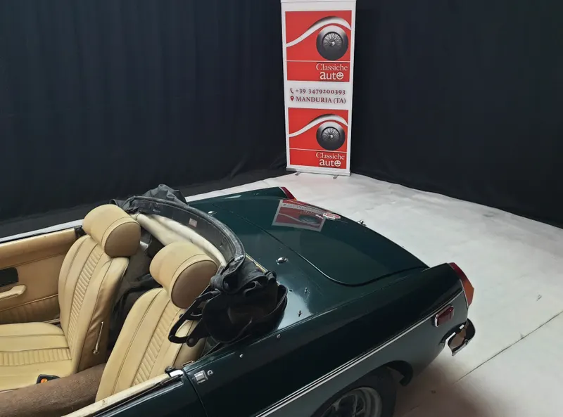 MG B Roadster 1.8 cc anno 1974 certificata ASI con CRS 21
