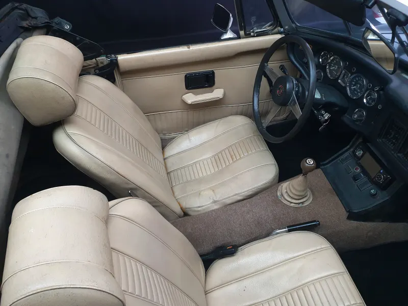 MG B Roadster 1.8 cc anno 1974 certificata ASI con CRS 8