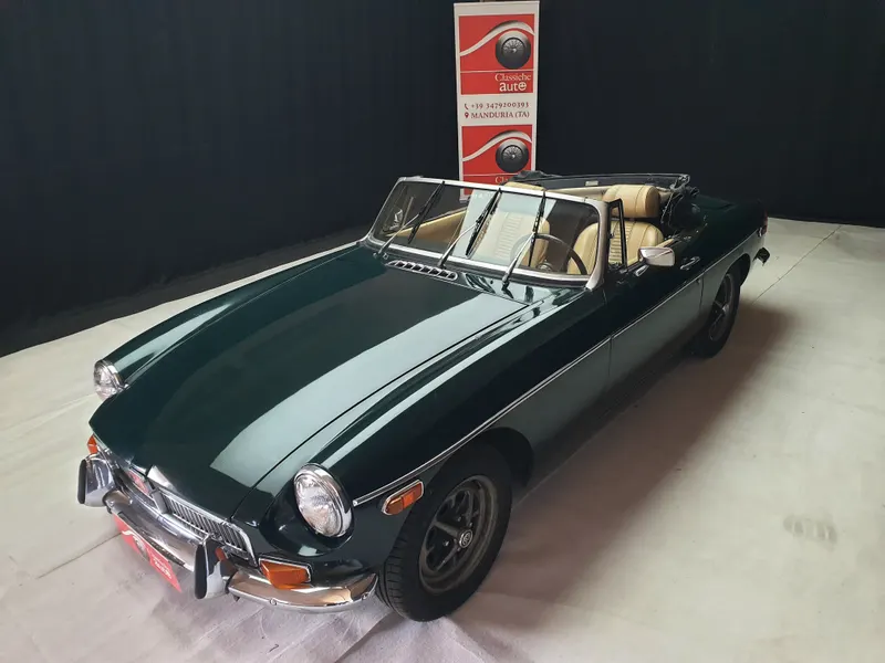 MG B Roadster 1.8 cc anno 1974 certificata ASI con CRS 31