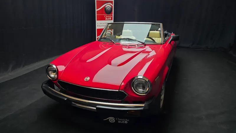 Fiat 124 Sport Spider Pininfarina 2.0 I. anno 1982 certificata ASI co 21