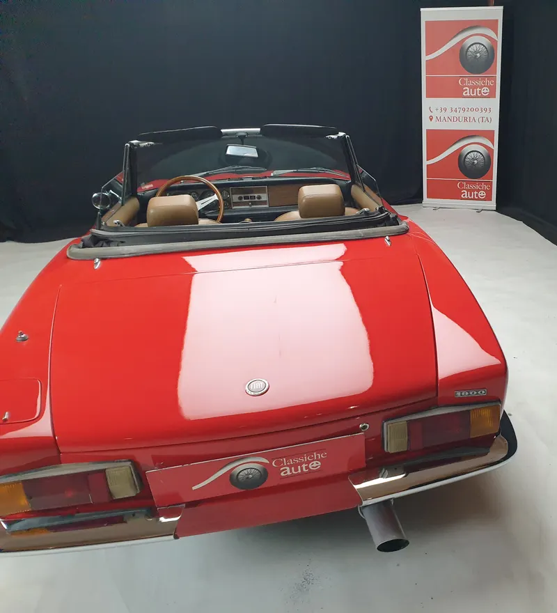 Fiat 124 Sport Spider 1.8cc anno 1977 certificata ASI con C.R.S. 11