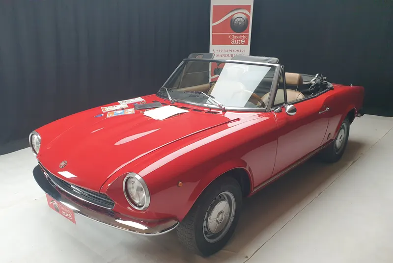 Fiat 124 Sport Spider 1.8cc anno 1977 certificata ASI con C.R.S. 15