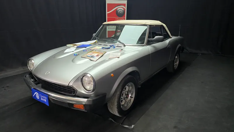 Fiat 124 DS Pininfarina Spider Europa anno 1985 certificata ASI con C 5
