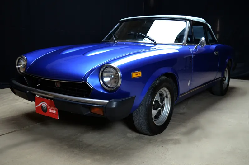Fiat 124 Sport Spider Pininfarina 2.0 anno 1980 certificata ASI con C 11