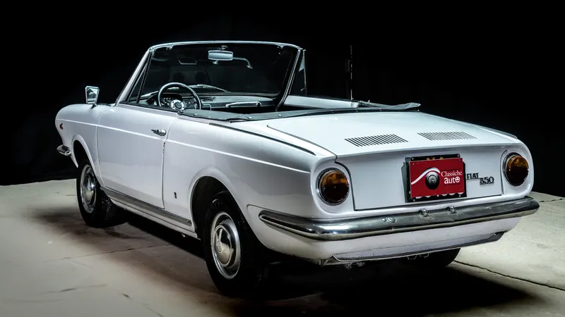 Fiat 850 Spider carrozzeria Vignale  ASI  1965 4