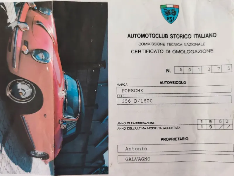 Porsche 356 Cabriolet Reutter 60cv 69