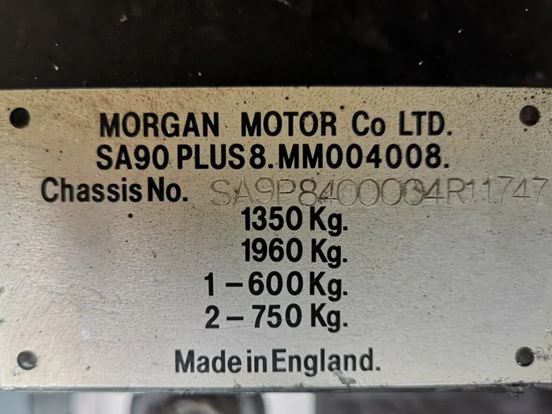 Morgan +8, 4.6l 38