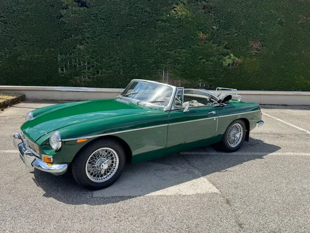 MG B 1800 ROADSTER TARGA ORIGINALE TO 6