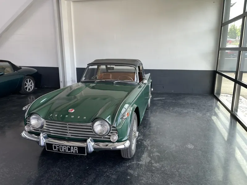 Triumph TR4a IRS intérieur Havane 7