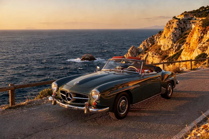 Mercedes-Benz 190 SL Roadster Fully restored and matching 1