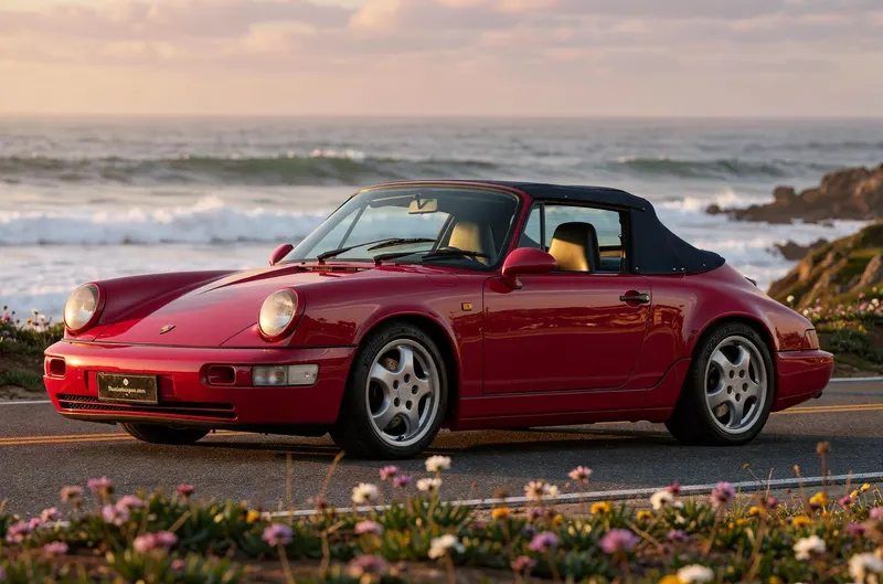 Porsche 964 (911) CARRERA 2 CABRIOLET “RUBYSTONE RED” 1