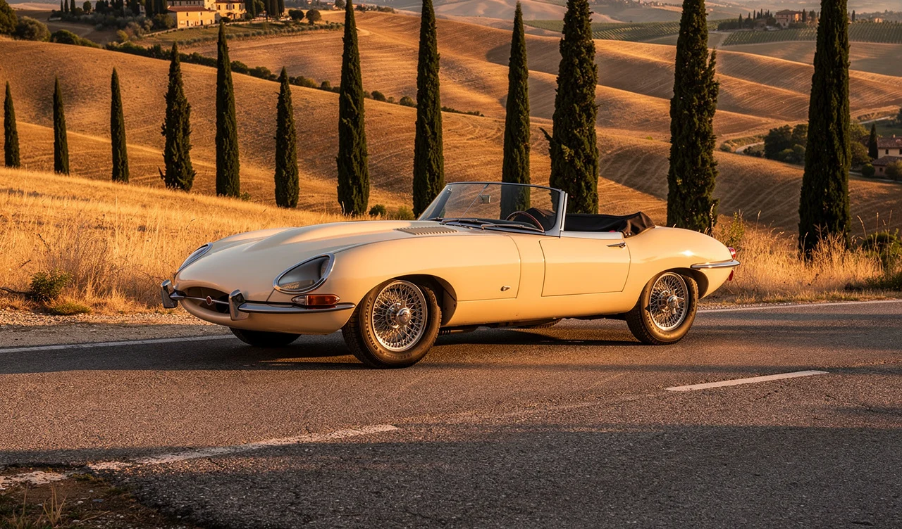 Jaguar E-Type 3.8 Roadster Outside Bonnet Lock