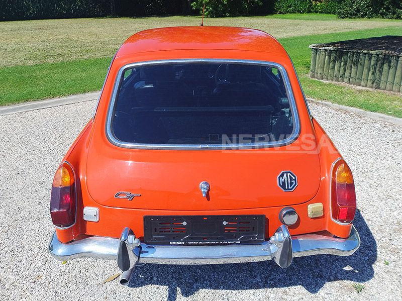 MG B GT 1972 Arancione Auto Storica con CRS, 9
