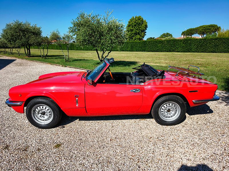 Triumph Spitfire 1300 Rosso Interni Neri 1980 Guida a 5