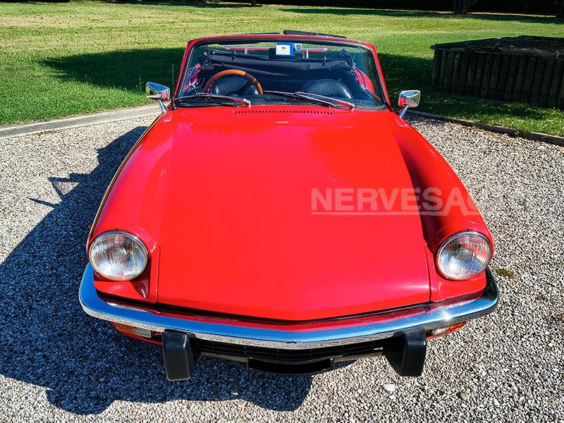 Triumph Spitfire 1300 Rosso Interni Neri 1980 Guida a 7