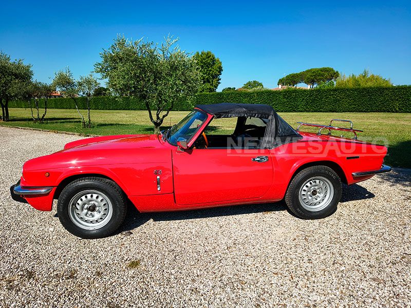 Triumph Spitfire 1300 Rosso Interni Neri 1980 Guida a 10