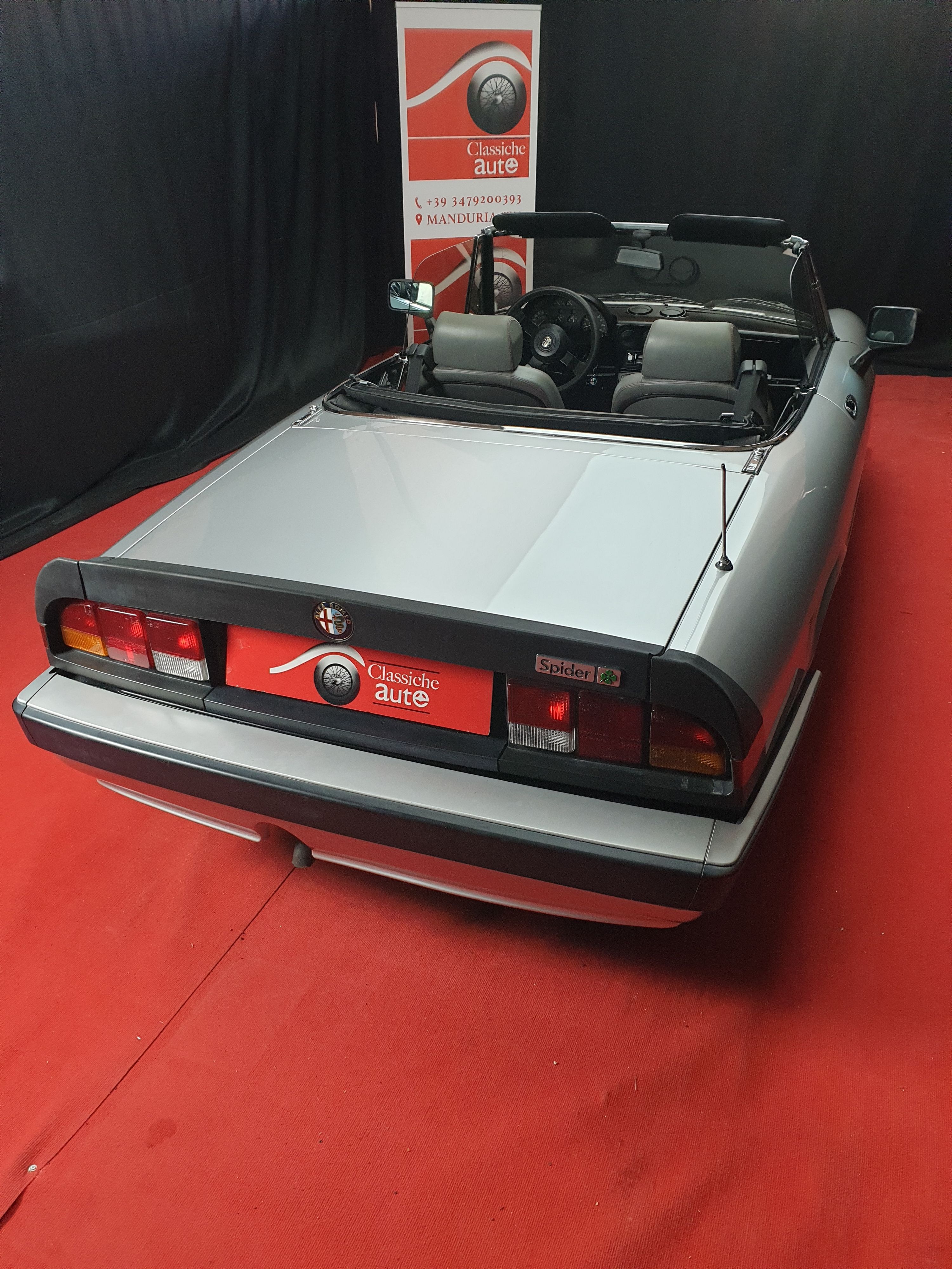 Alfa Romeo Spider 2.0 cc Quadrifoglio Verde 1986 certificata ASI con CRS 4