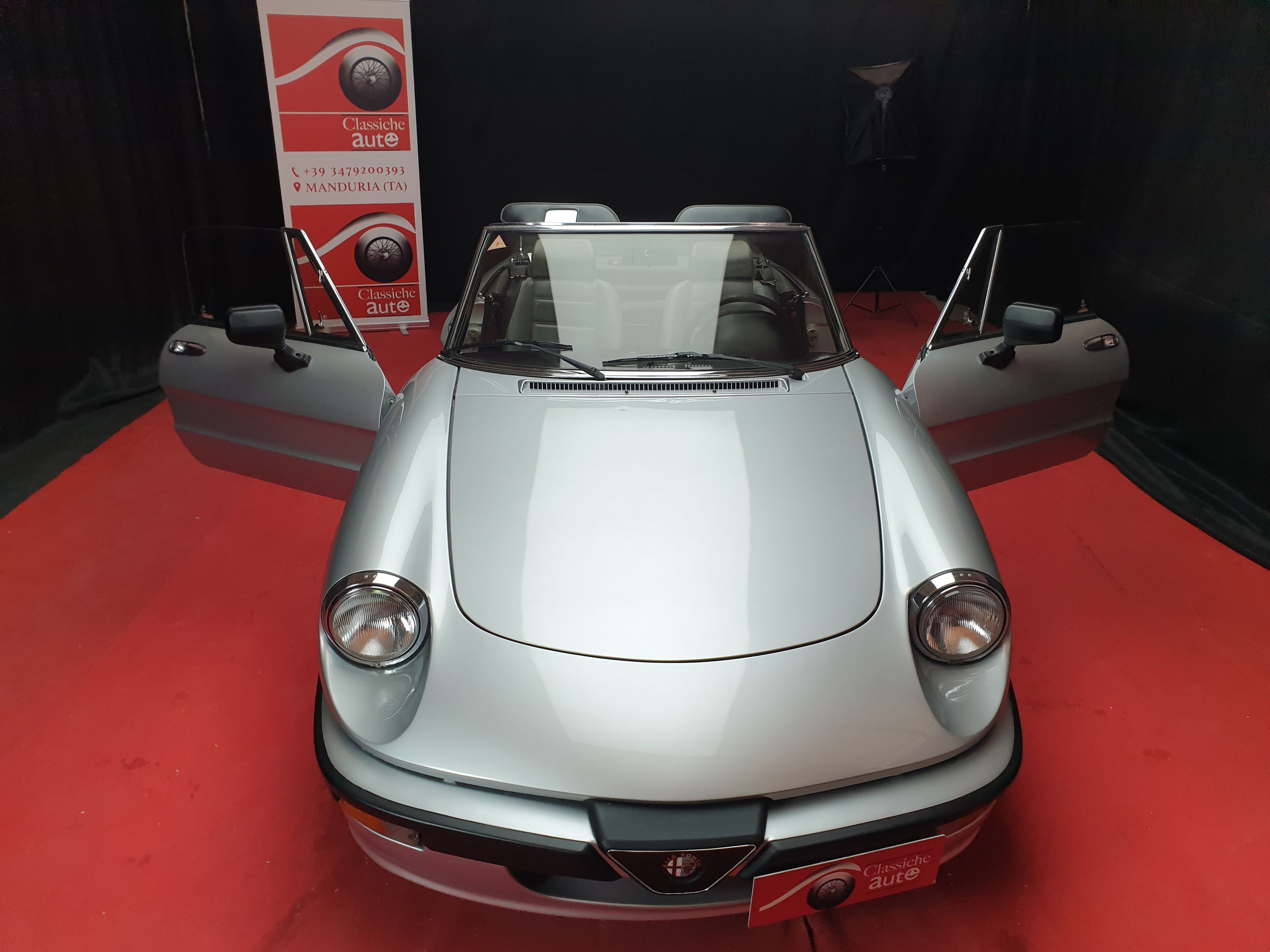 Alfa Romeo Spider 2.0 cc Quadrifoglio Verde 1986 certificata ASI con CRS 13