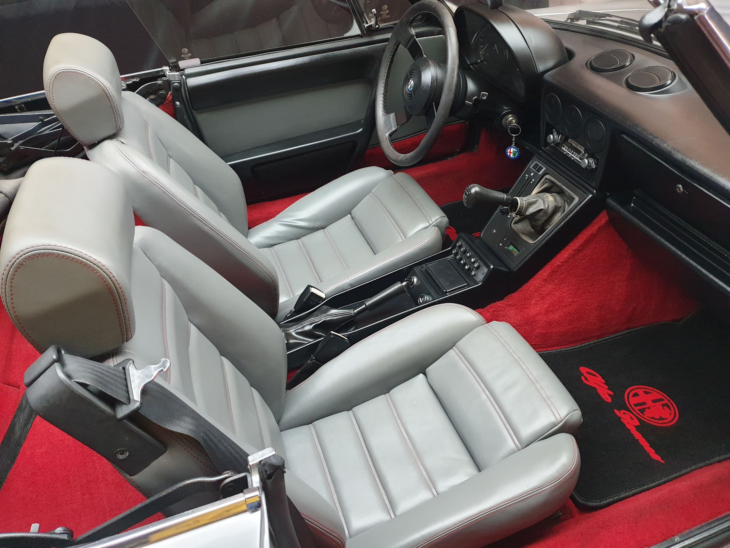Alfa Romeo Spider 2.0 cc Quadrifoglio Verde 1986 certificata ASI con CRS 16