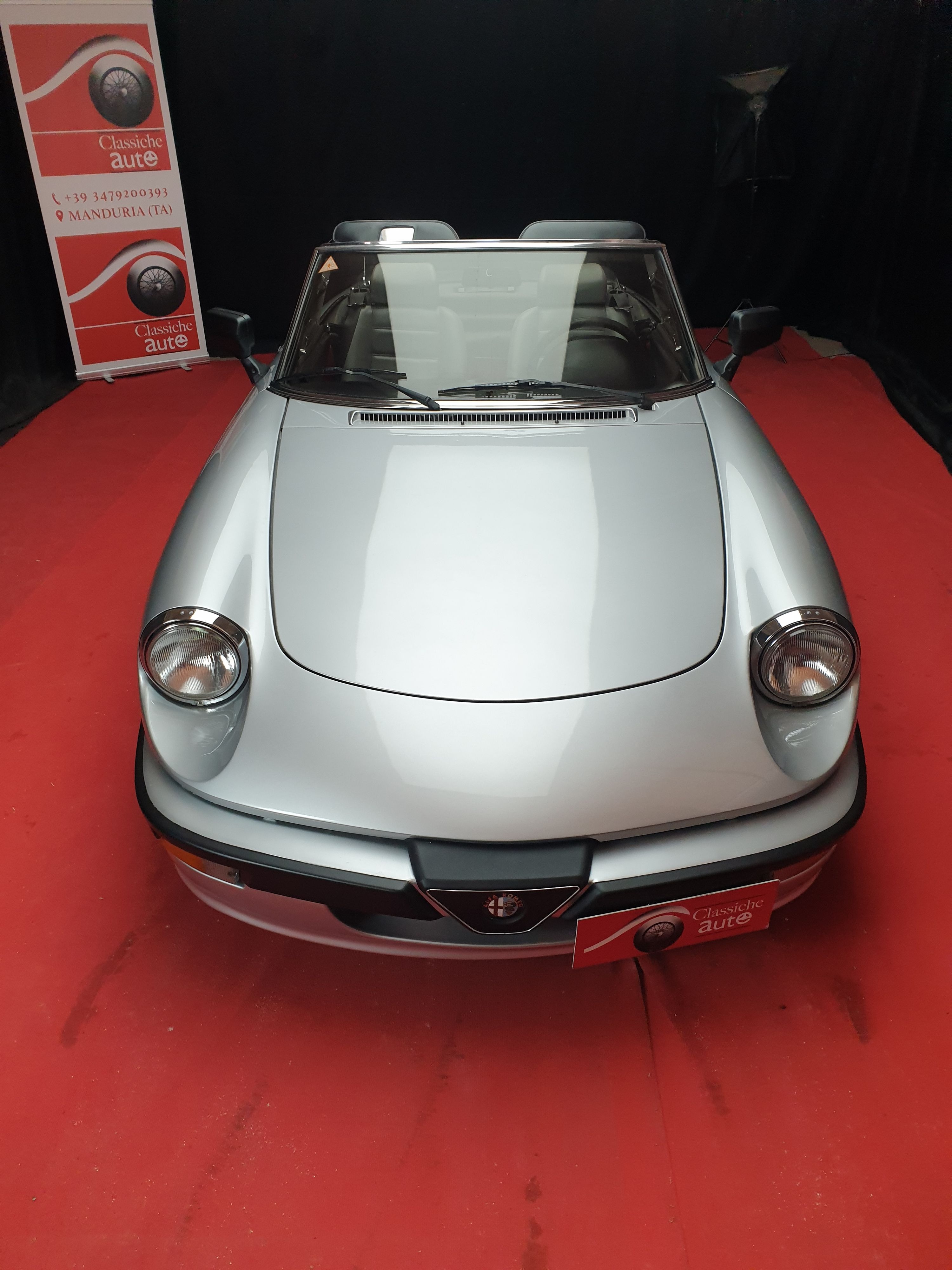 Alfa Romeo Spider 2.0 cc Quadrifoglio Verde 1986 certificata ASI con CRS 21