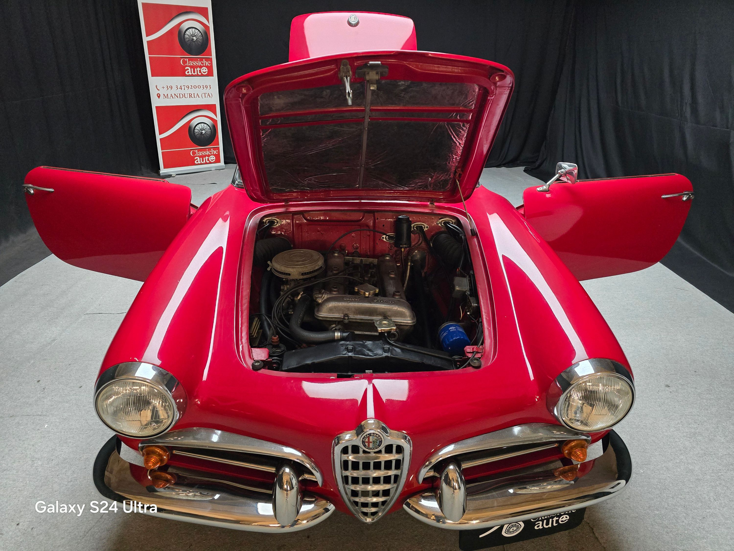Alfa Romeo GIULIETTA SPIDER PASSO CORTO Certificata ASI con CRS 22