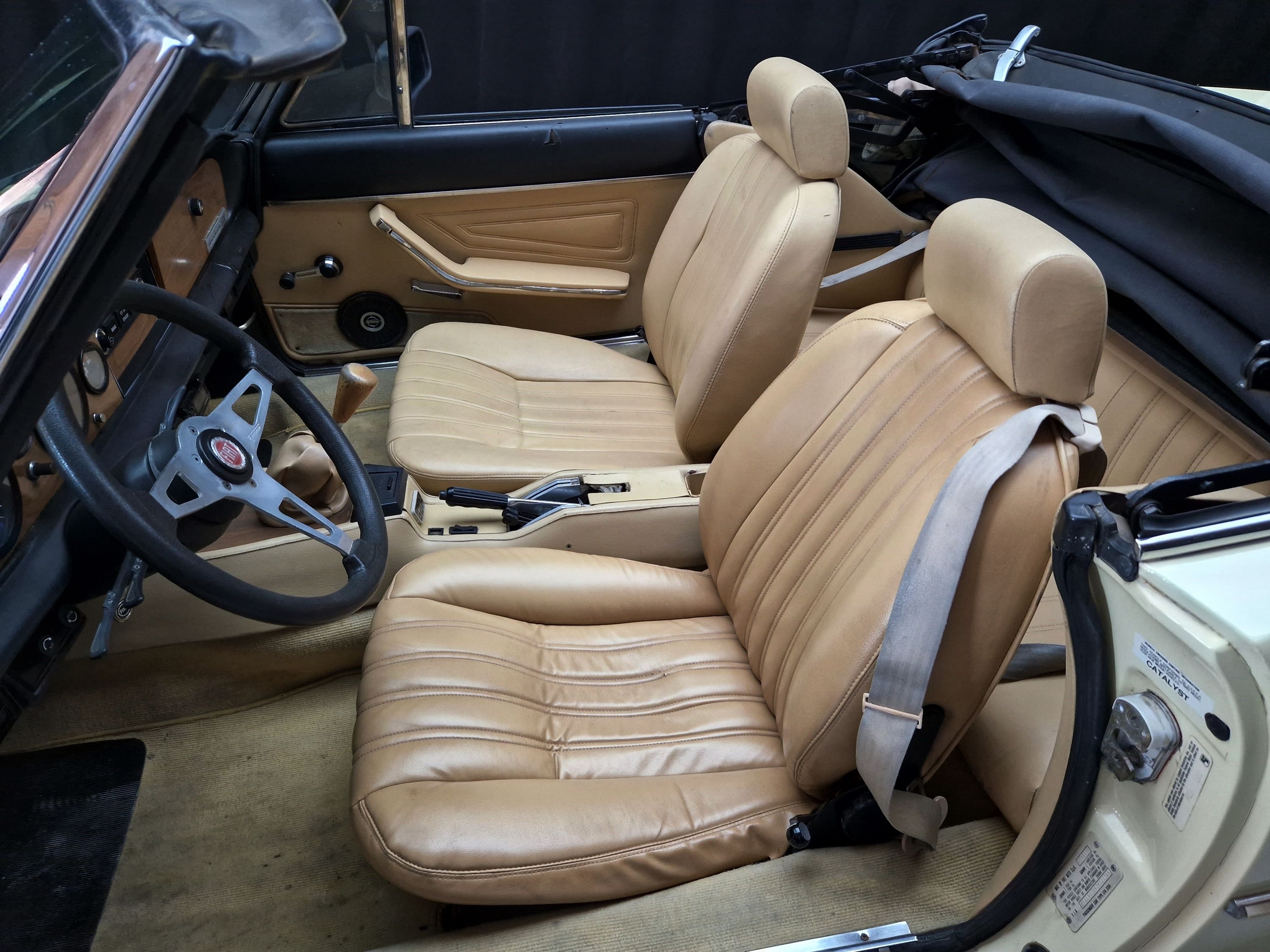 Fiat 124 Spider Turbo 2.0 cc anno 1982 certificata ASI con CRS 2