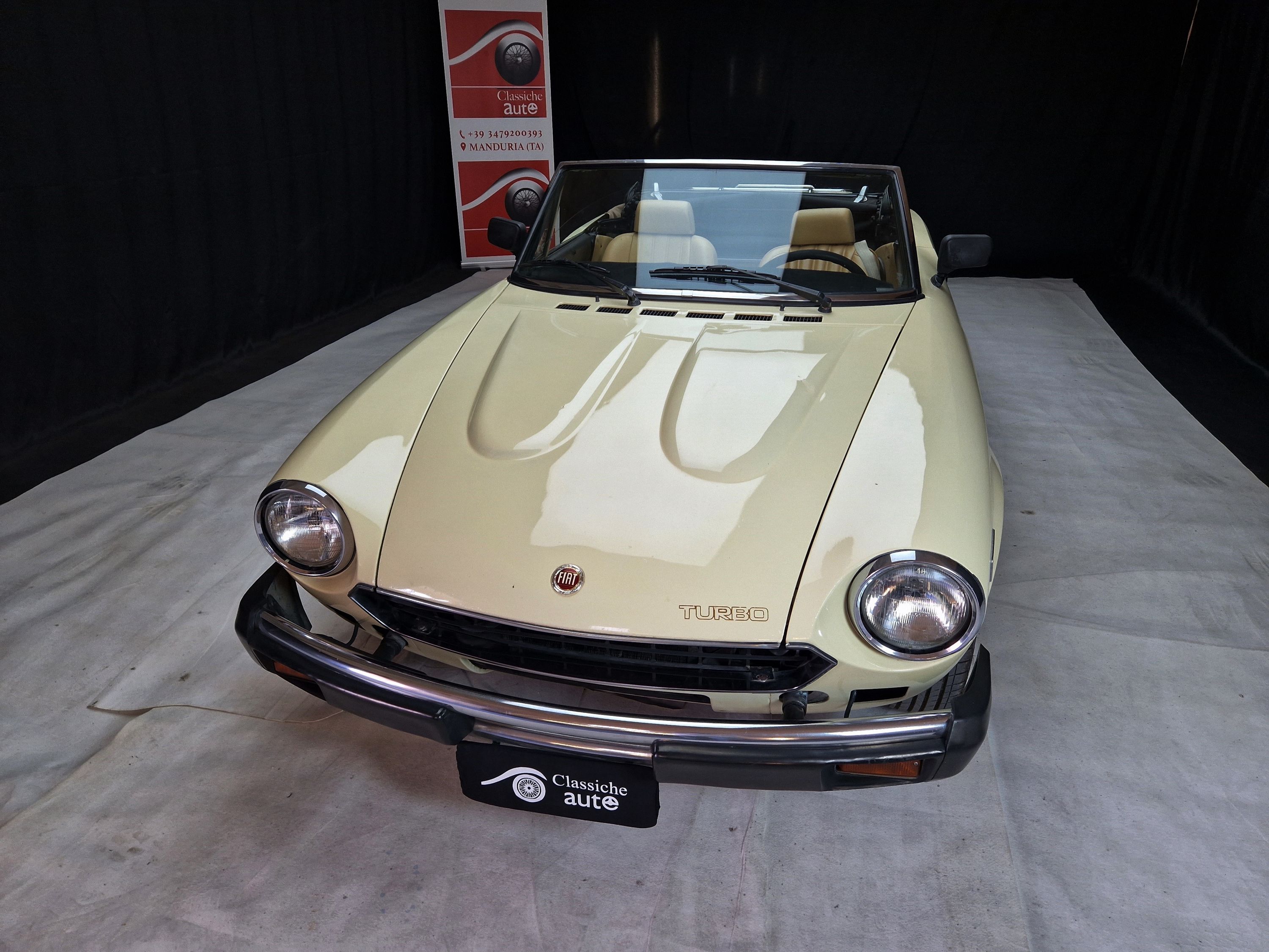 Fiat 124 Spider Turbo 2.0 cc anno 1982 certificata ASI con CRS 20