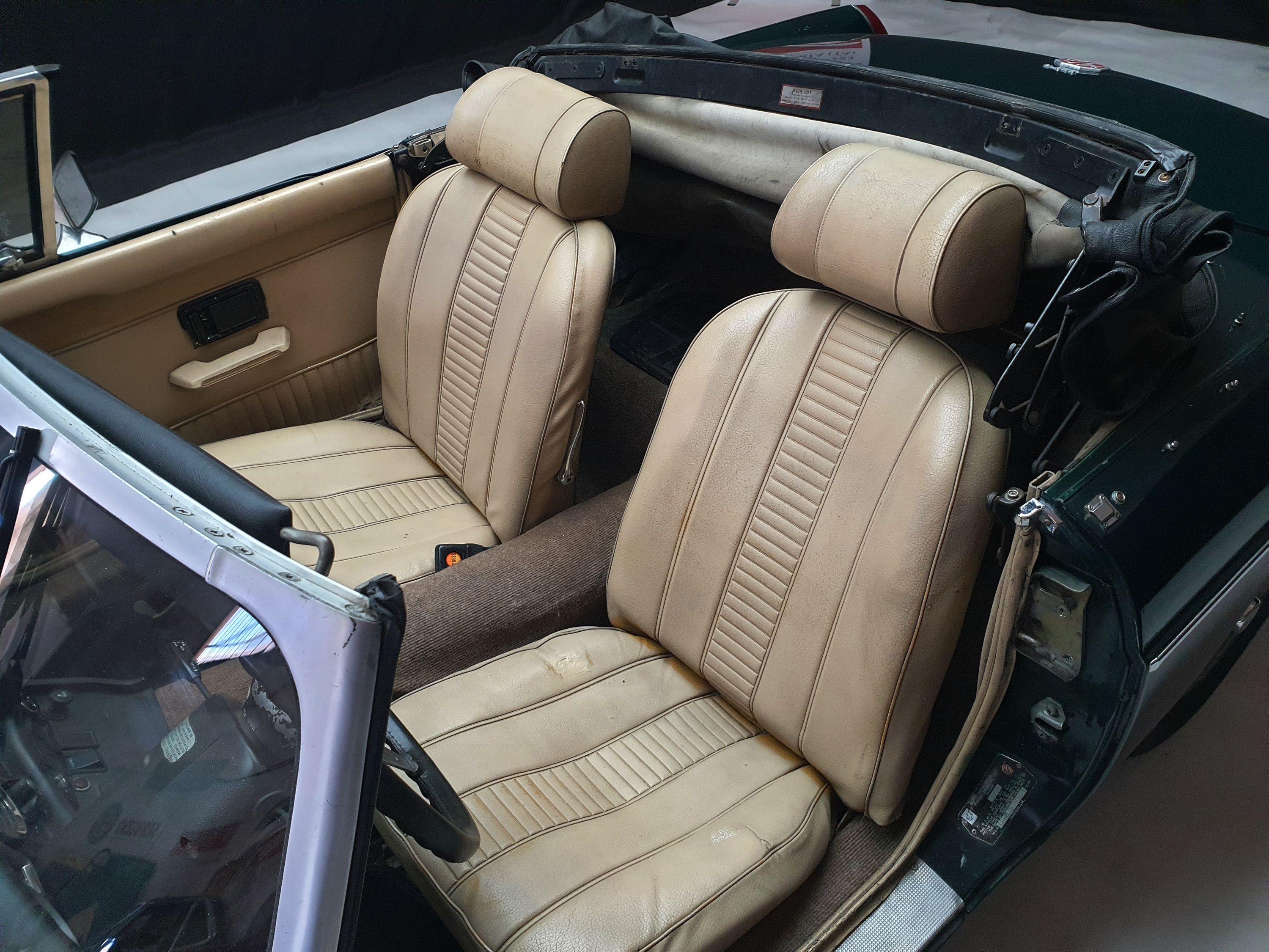 MG B Roadster 1.8 cc anno 1974 certificata ASI con CRS 6