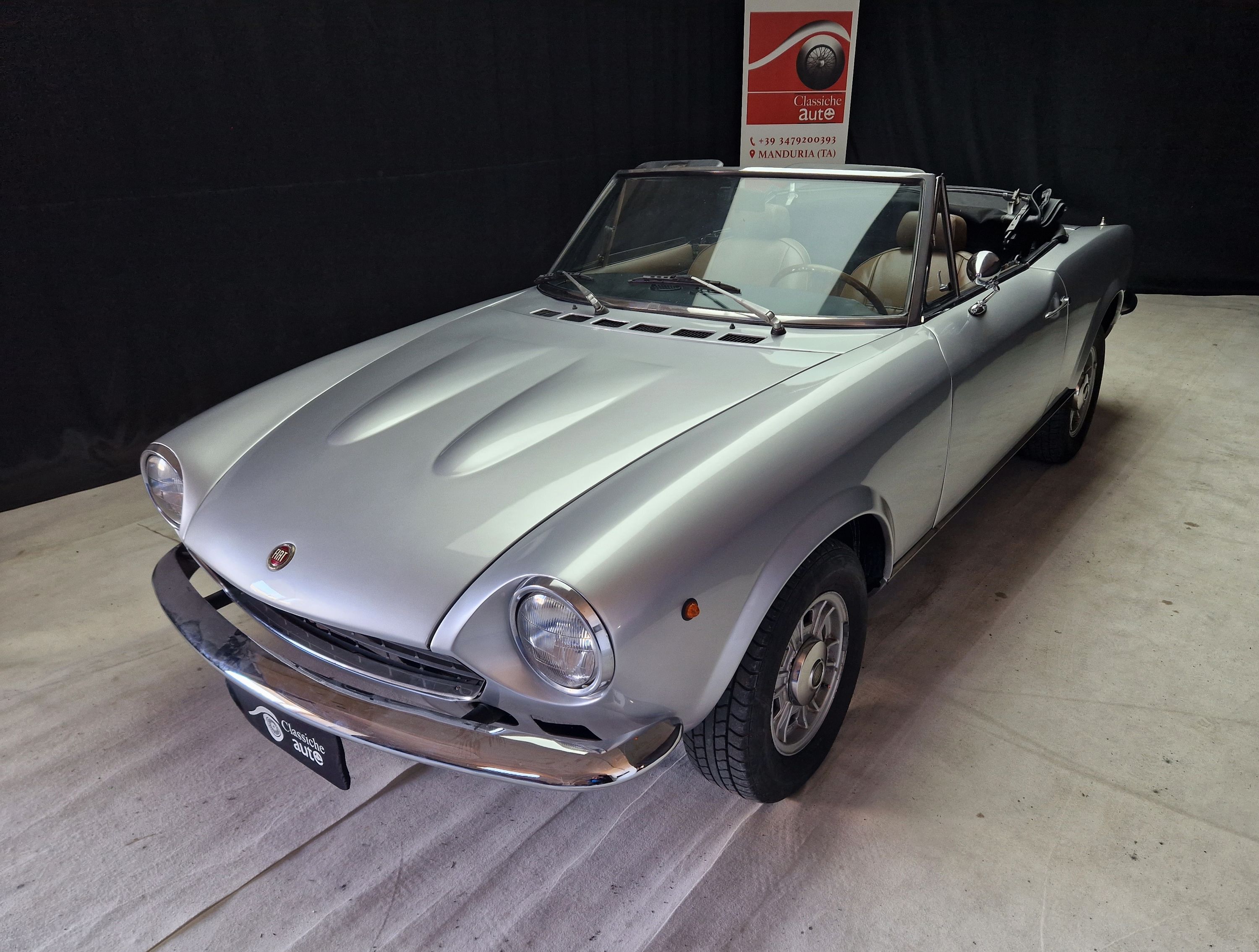 Fiat 124 Sport Spider 1.8cc anno 1977 certificata ASI con C.R.S. 27