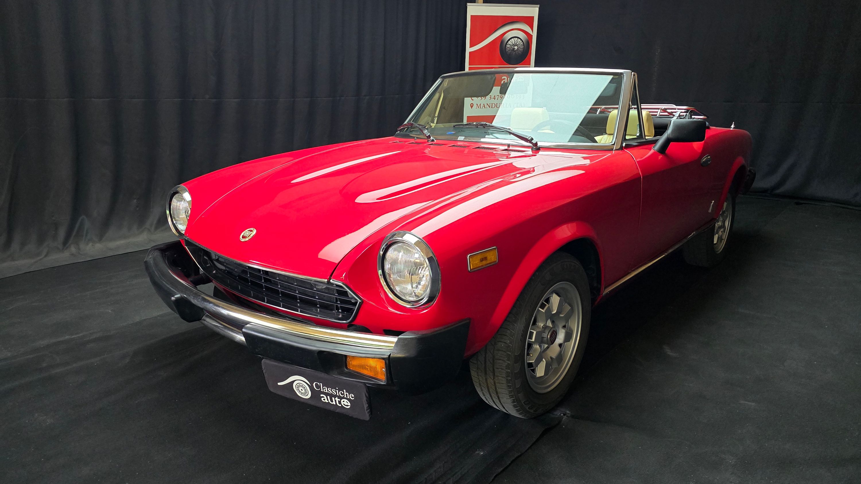 Fiat 124 Sport Spider Pininfarina 2.0 I. anno 1982 certificata ASI co 30