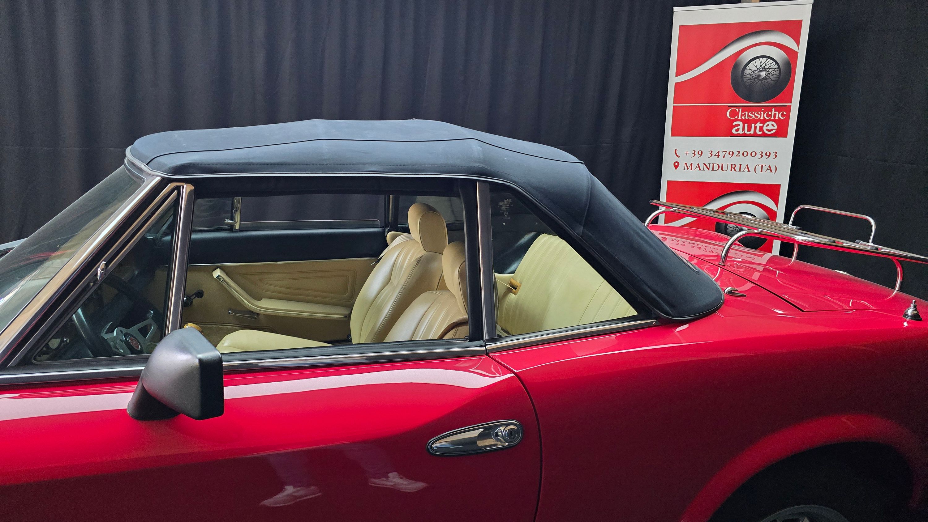 Fiat 124 Sport Spider Pininfarina 2.0 I. anno 1982 certificata ASI co 4