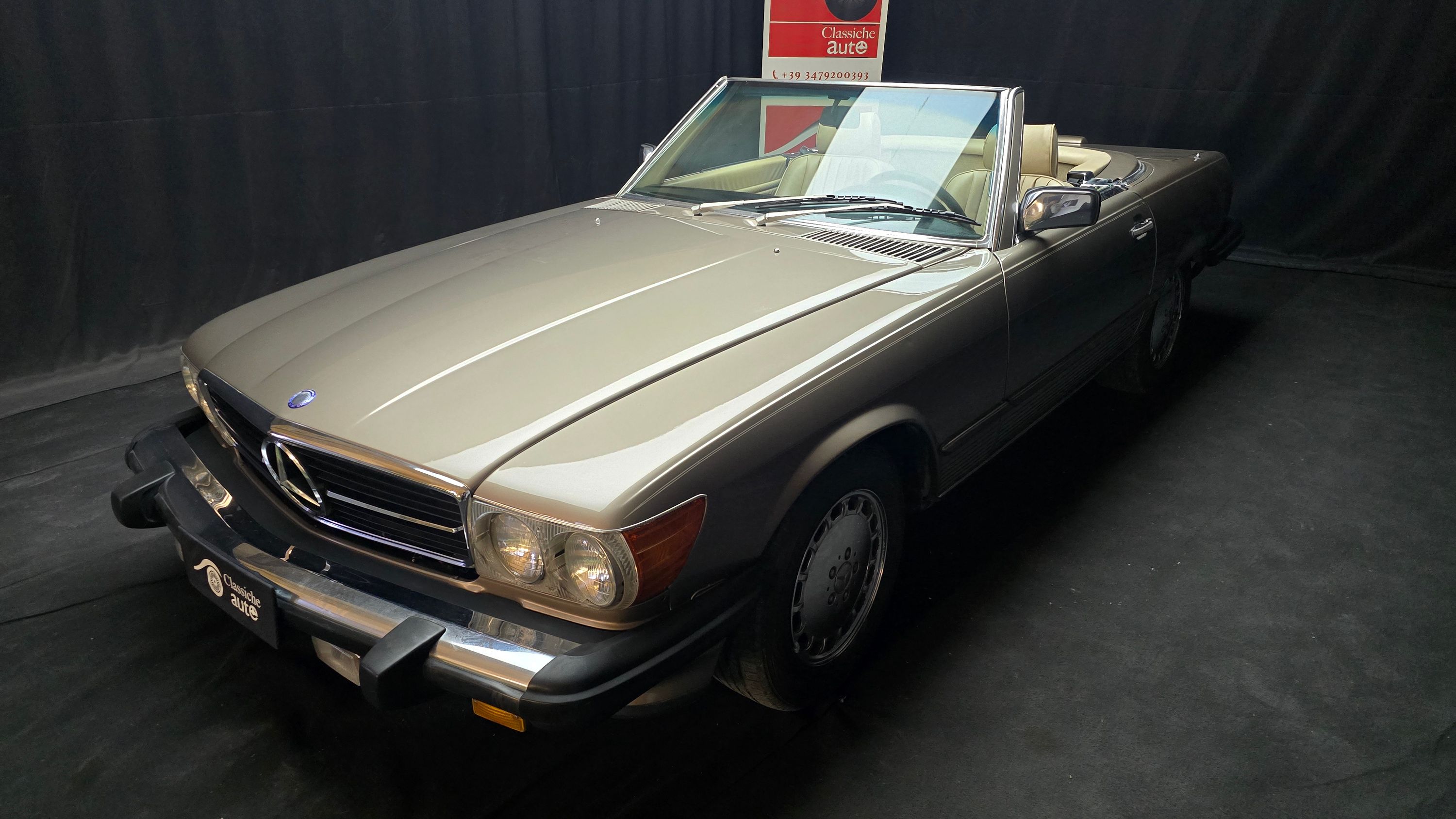 560 SL Roadster  anno 1988 certificata ASI con C.R.S. 31