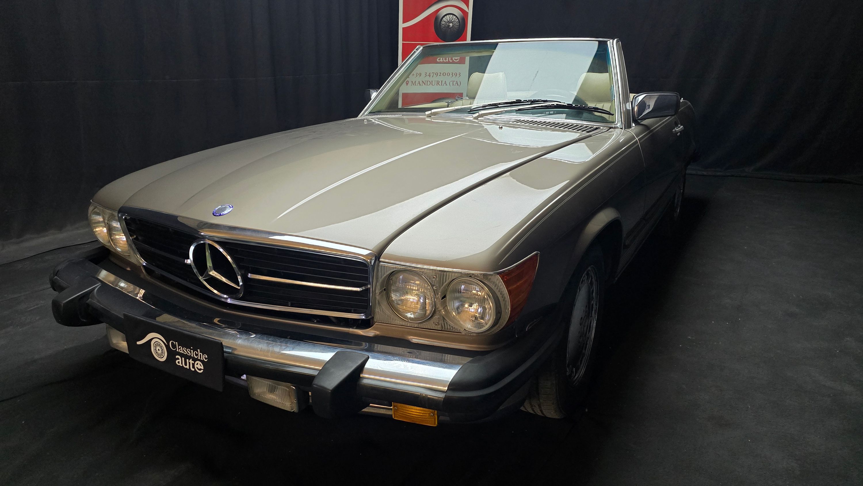 560 SL Roadster  anno 1988 certificata ASI con C.R.S. 10