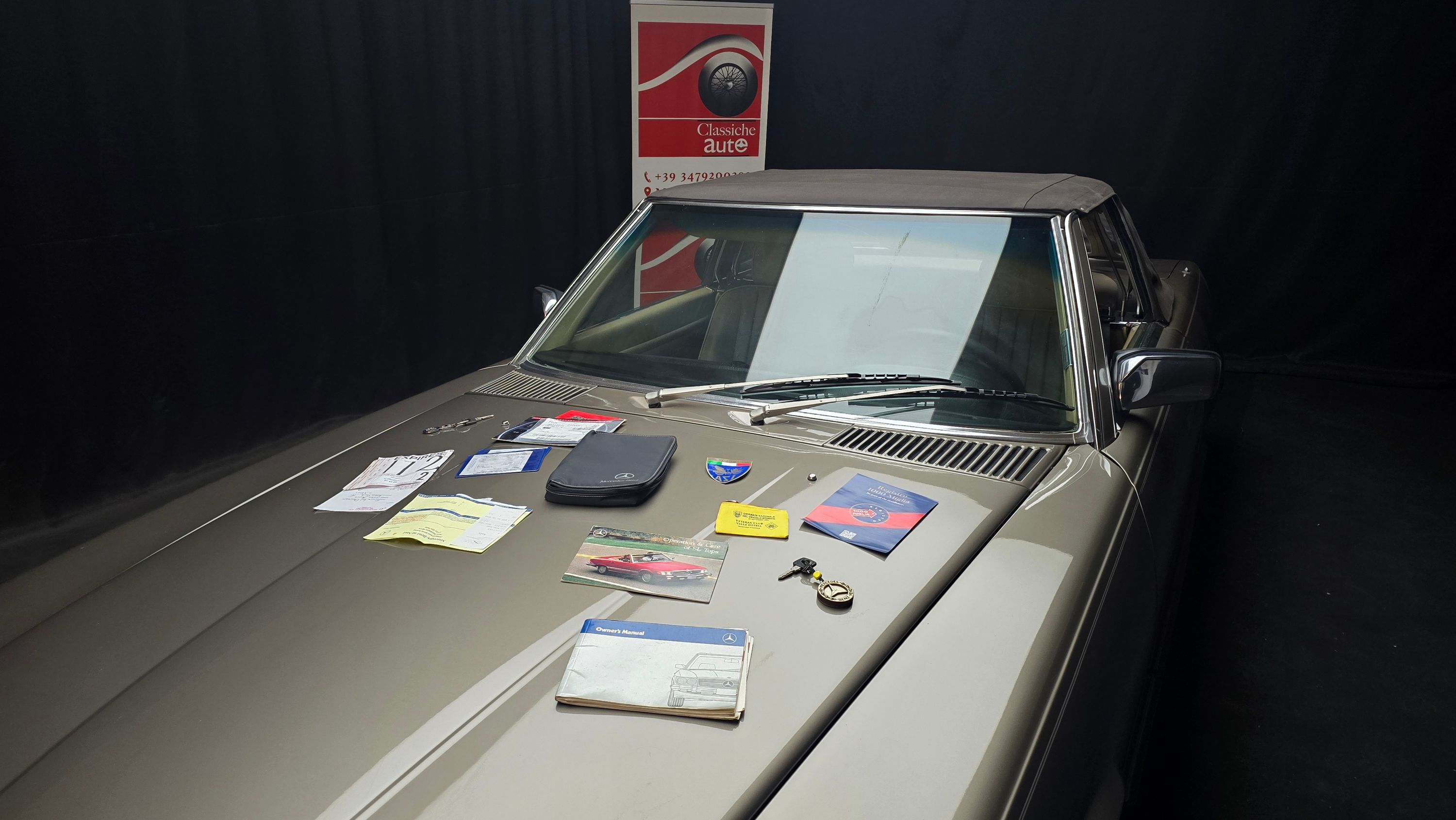560 SL Roadster  anno 1988 certificata ASI con C.R.S. 24