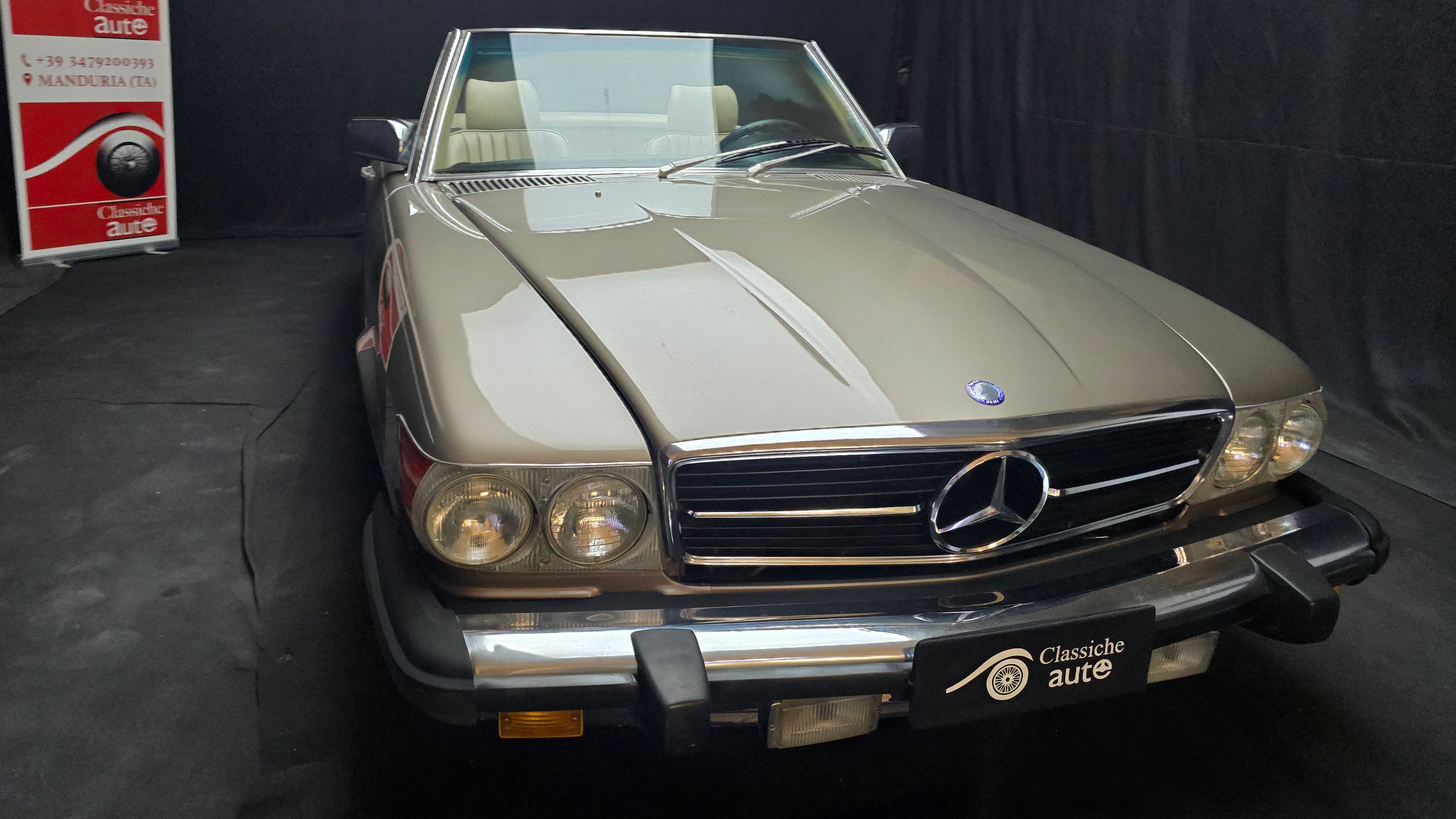 560 SL Roadster  anno 1988 certificata ASI con C.R.S. 26