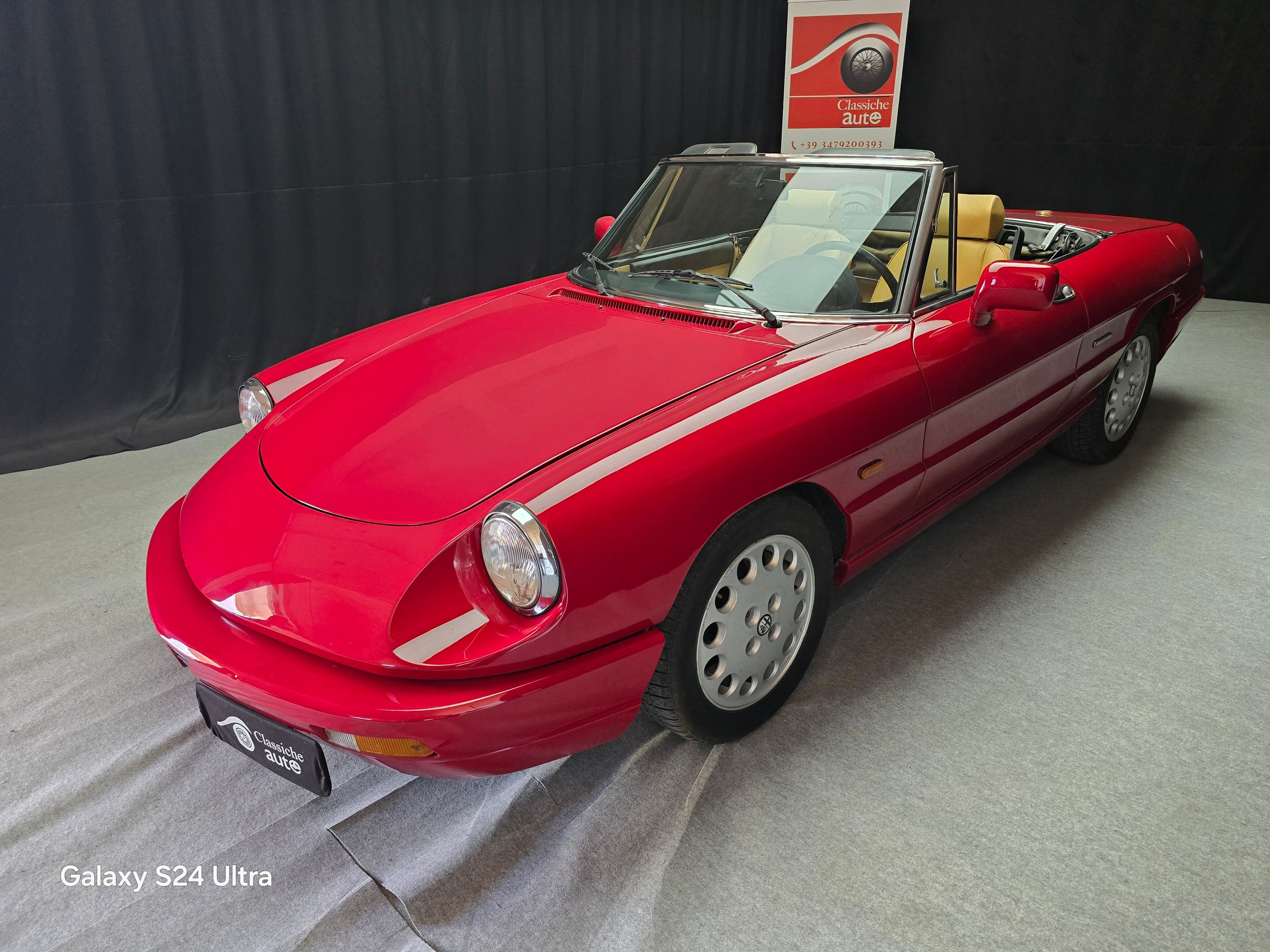 Alfa Romeo Spider 1.6 cc anno 1991 certificata ASI con C.R.S 10