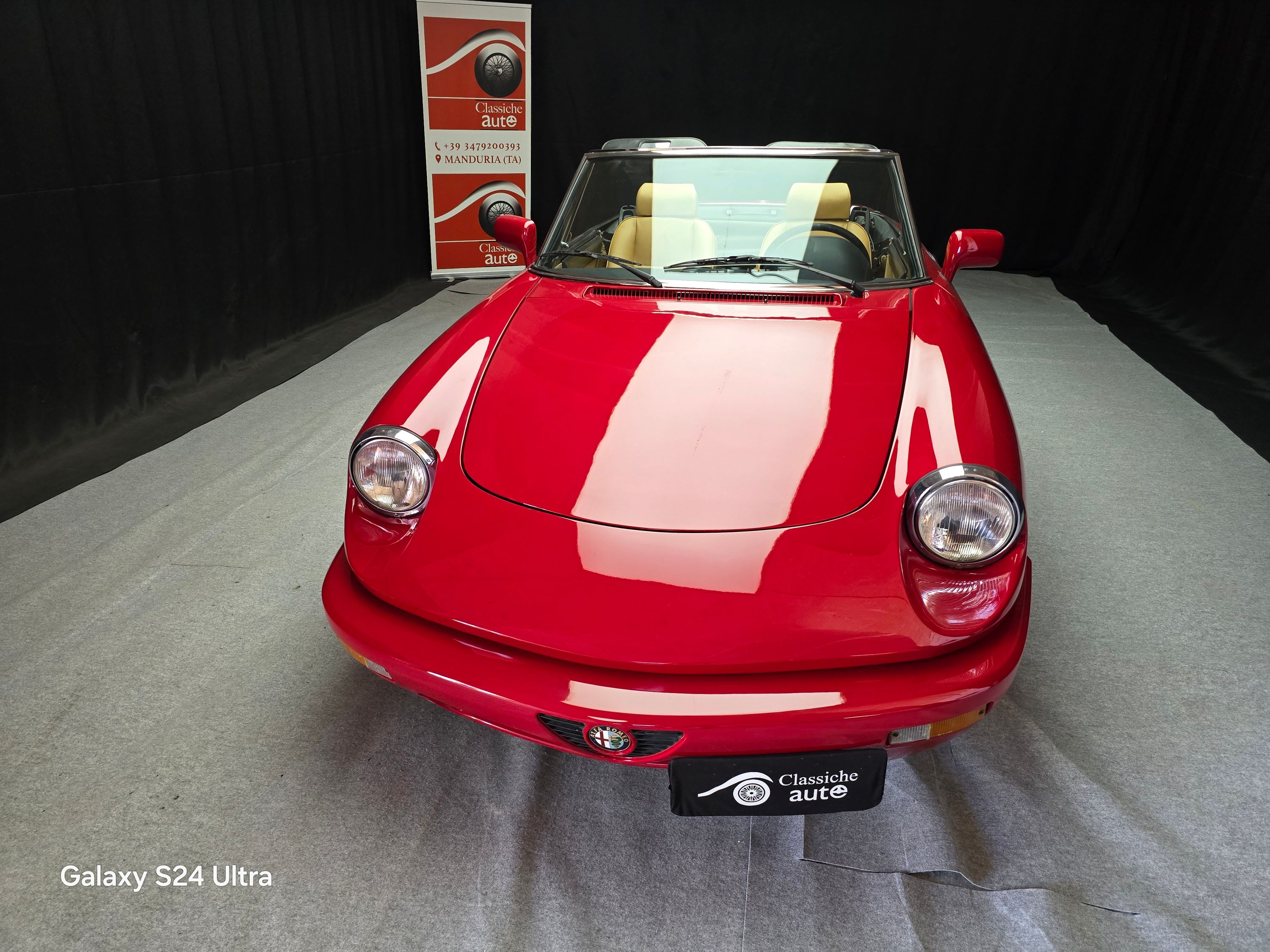 Alfa Romeo Spider 1.6 cc anno 1991 certificata ASI con C.R.S 6