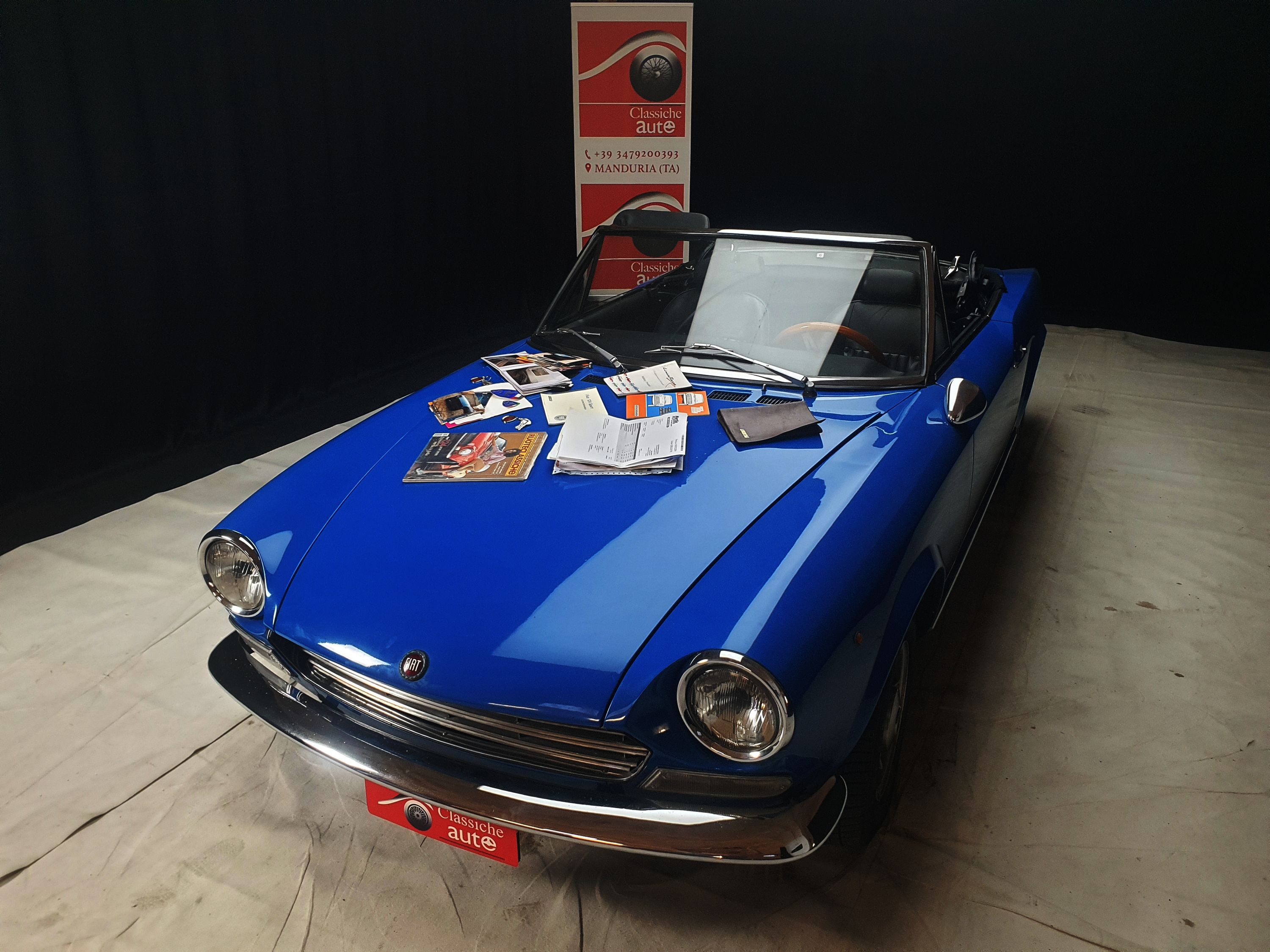 Fiat 124 Sport Spider 1.4cc anno 1970 certificata ASI con C.R.S. 5