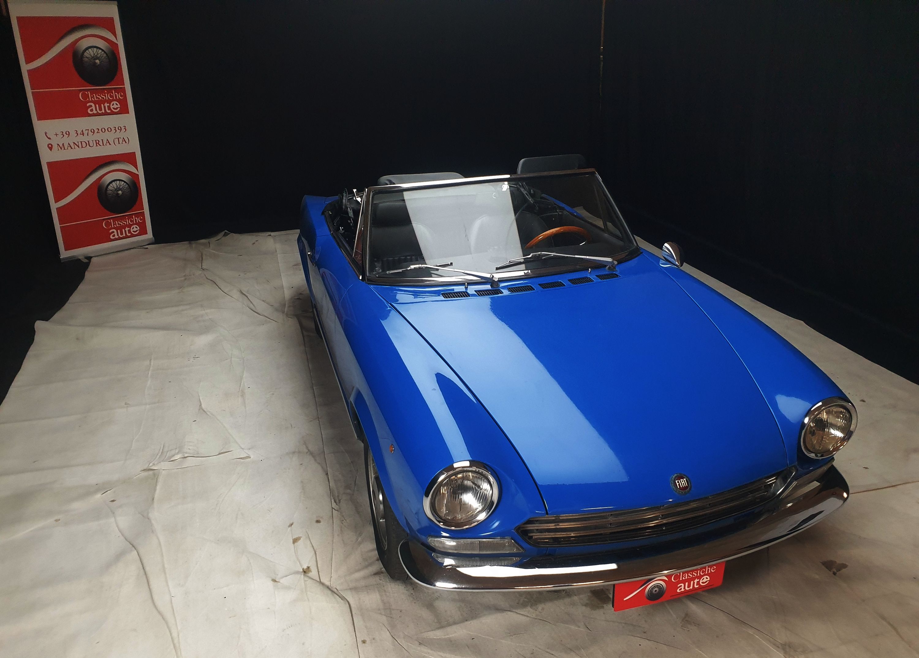 Fiat 124 Sport Spider 1.4cc anno 1970 certificata ASI con C.R.S. 9