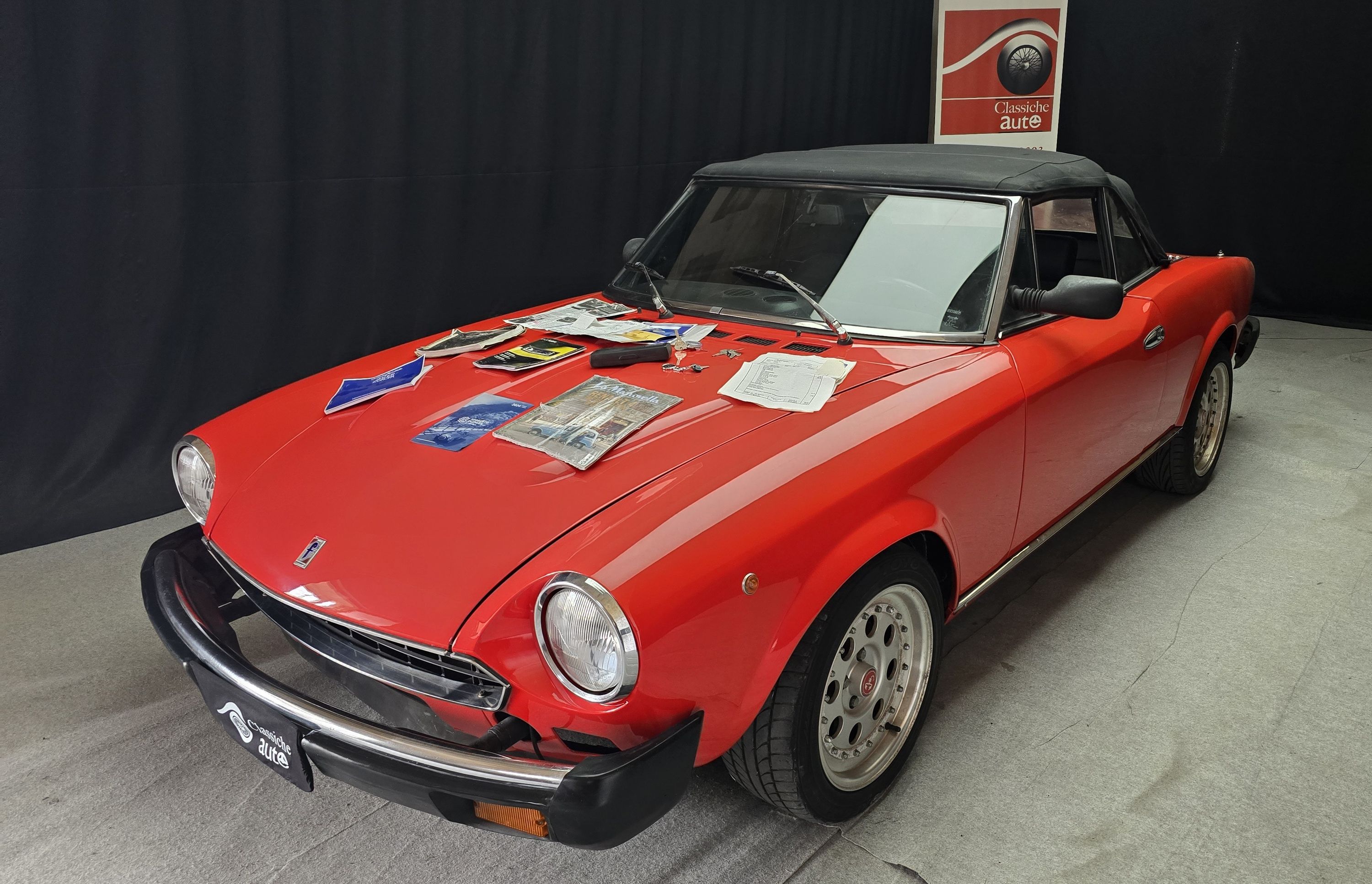 Fiat 124 Pininfarina Spider Europa certificata ASI con CRS 8