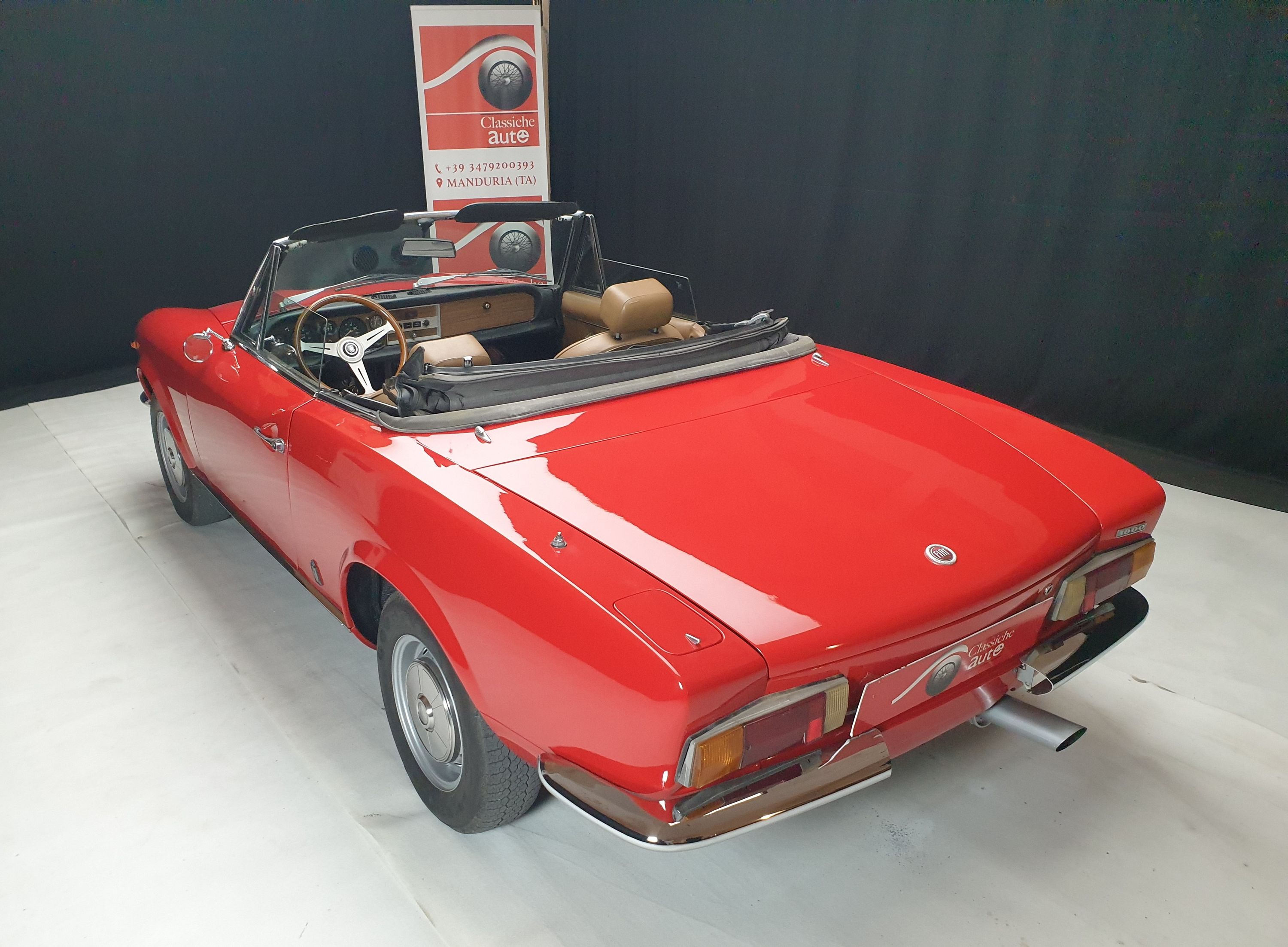 Fiat 124 Sport Spider 1.8cc anno 1977 certificata ASI con C.R.S. 3