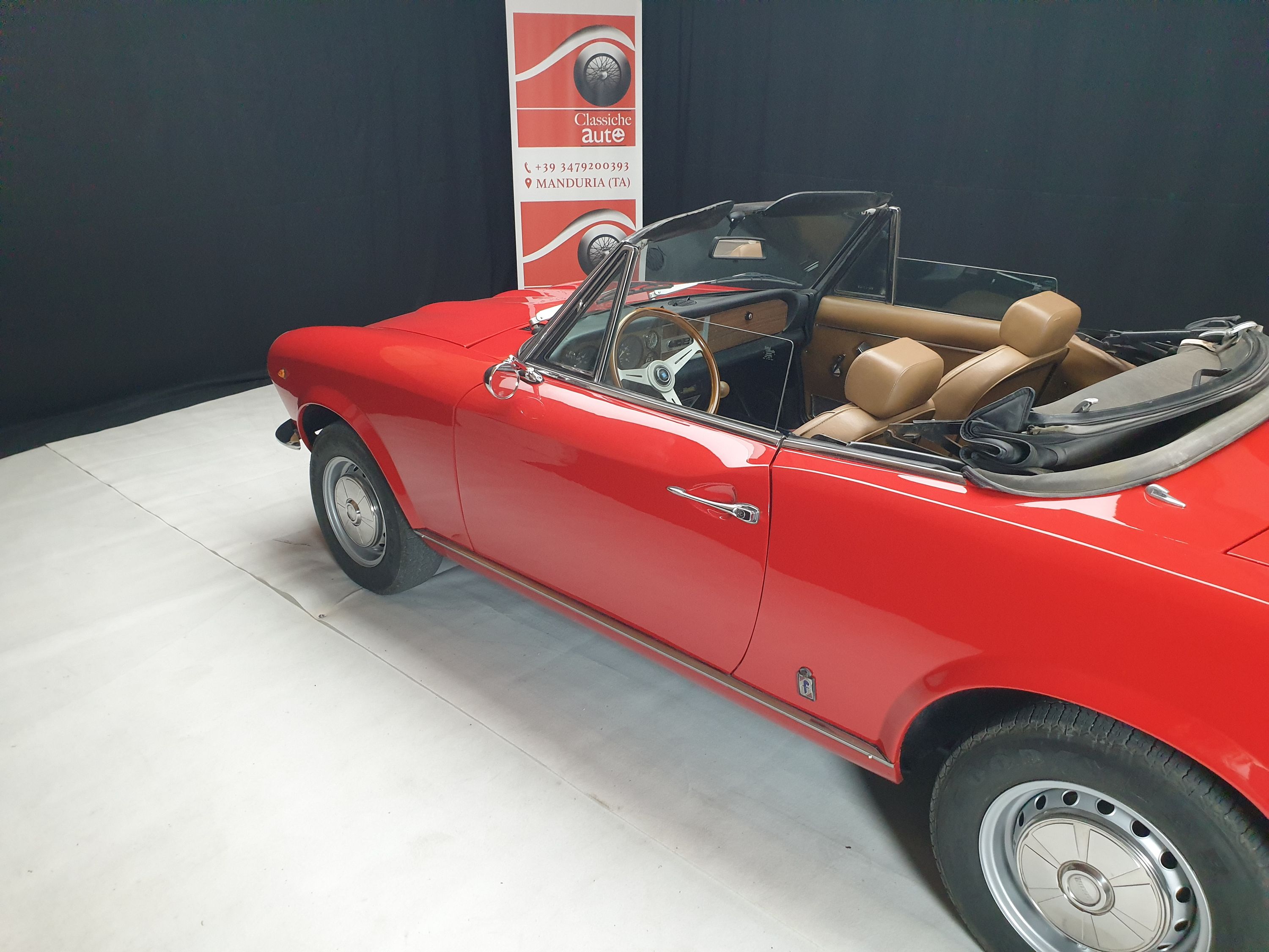 Fiat 124 Sport Spider 1.8cc anno 1977 certificata ASI con C.R.S. 5